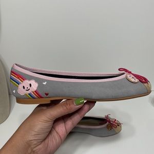 tokidoki for London Sole Donut, Clouds, Hearts, Rainbows Suede Ballet Fl…
